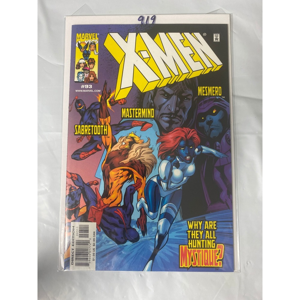 Marvel Comics X-Men #93 1999 Mystique Sabretooth Mastermind The Shattering Issue
